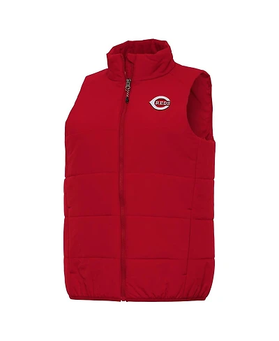 Antigua Women's Red Cincinnati Reds Experience Full-Zip Vest