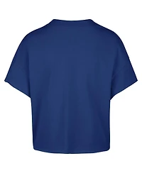 '47 Brand Women's Royal Philadelphia Phillies Plus Win Big Oversized Notch-Neck T-Shirt