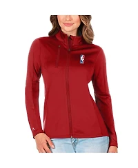 Antigua Women's Red Nba Logoman Generation Full-Zip Jacket