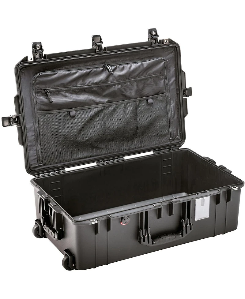 Pelican 1595TRVL Wheeled Waterproof Air Travel Case with Lid Organizer and Packing Cubes,