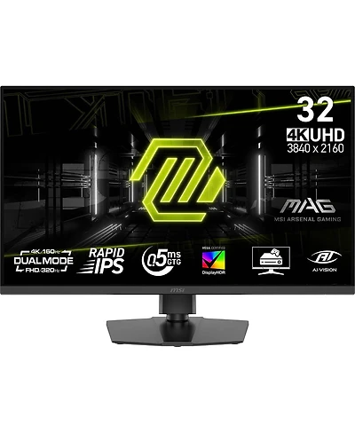 Msi Mag 322URDF E16 16:9 Dual Mode 4K Ultra Hd 160Hz and Full Hd 320Hz Ips Lcd Hdr Gaming Monitor