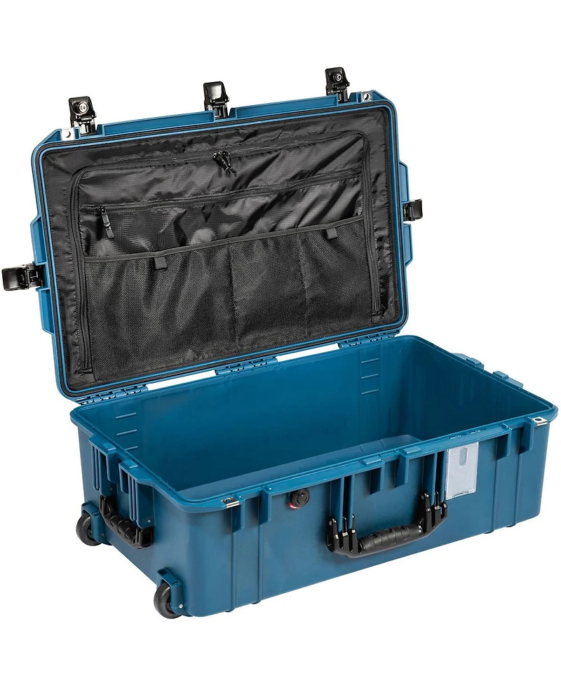 Pelican 1595TRVL Wheeled Waterproof Air Travel Case with Lid Organizer and Packing Cubes