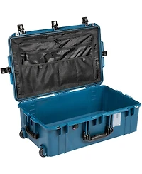 Pelican 1595TRVL Wheeled Waterproof Air Travel Case with Lid Organizer and Packing Cubes