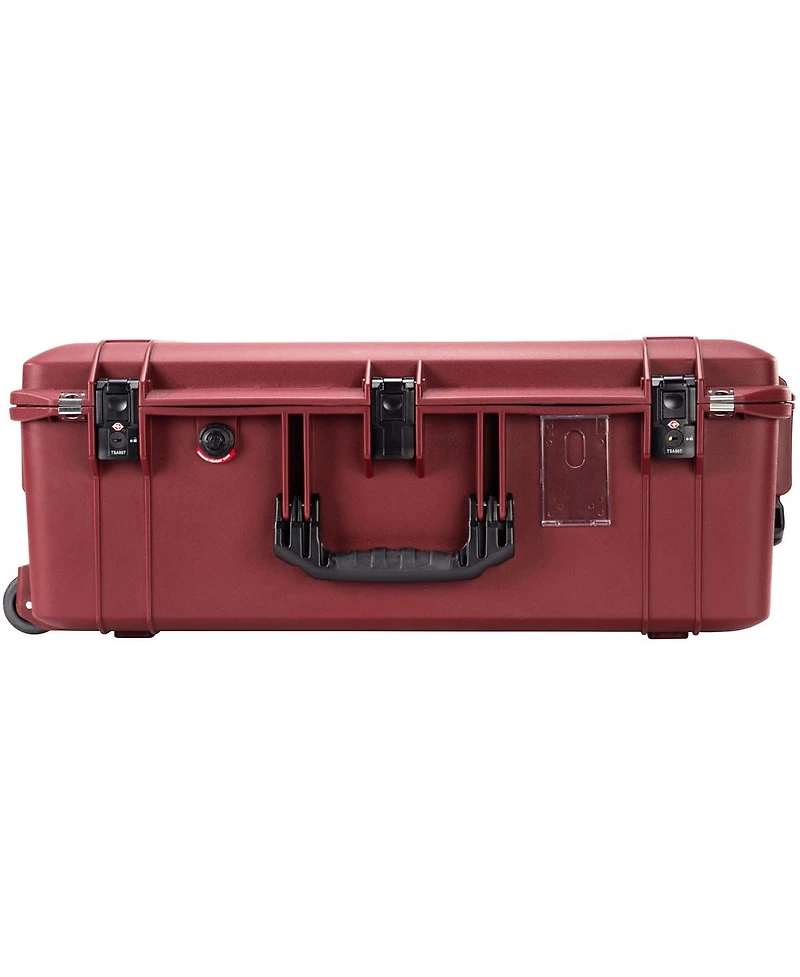 Pelican 1595TRVL Wheeled Waterproof Air Travel Case with Lid Organizer and Packing Cubes, Oxblood