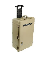 Pelican 1650 Watertight Wheeled Hard Case, Desert Tan, Bundle with Foam Insert