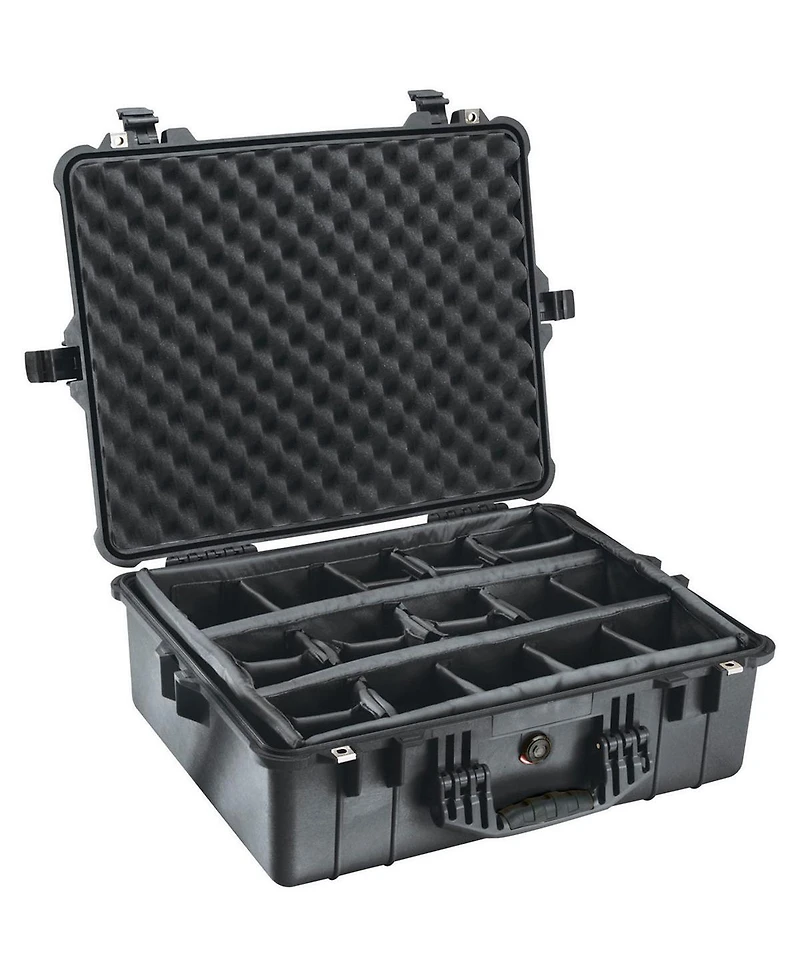 Pelican 1600 Watertight Hard Case with Dividers
