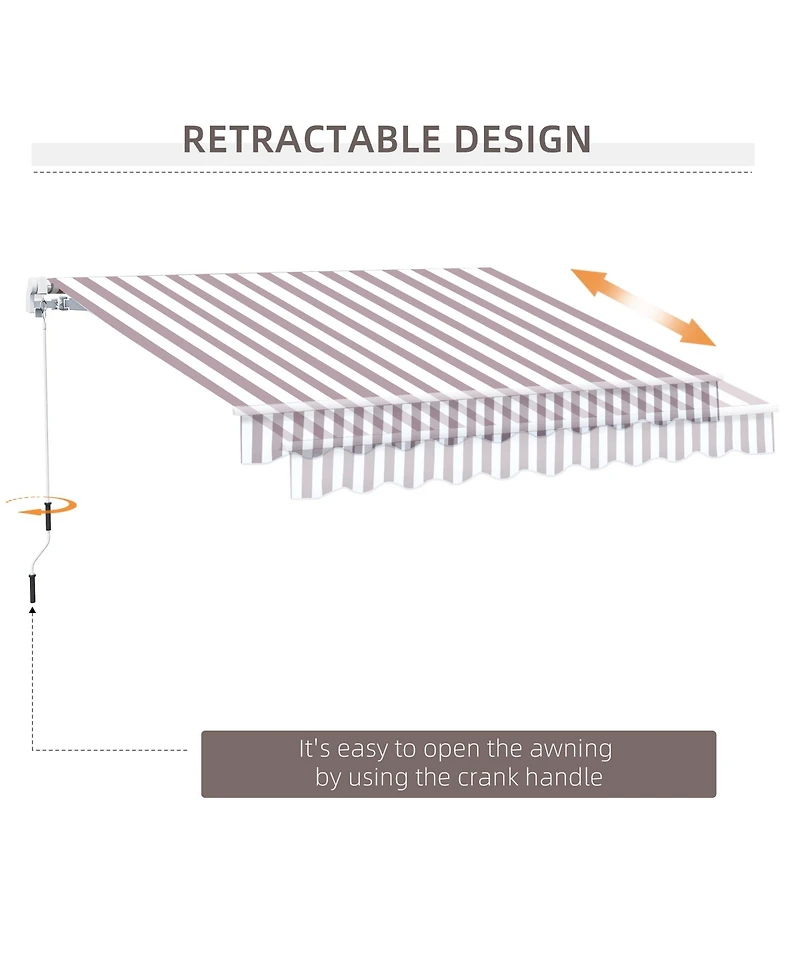 Outsunny Openable Outside Sun Shade for Window/Door to uce Heat in Your Home