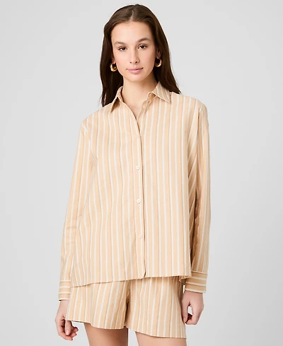 French Connection Women's Sandlot Striped Shirt
