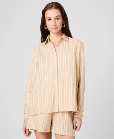 French Connection Womens Sandlot Striped Shirt Striped Drawstring Pants