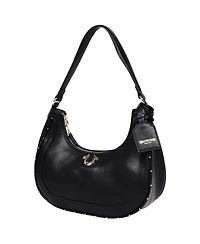 True Religion Zip Top Crescent Hobo Bag