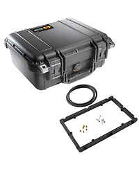 Pelican 1400 Watertight Hard Case, Bundle with 1400PF Special Application Panel Frame Kit