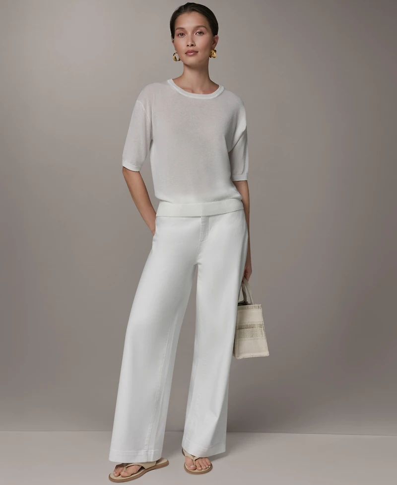 Donna Karan Weekend Women's Pull-On Crewneck Sweater
