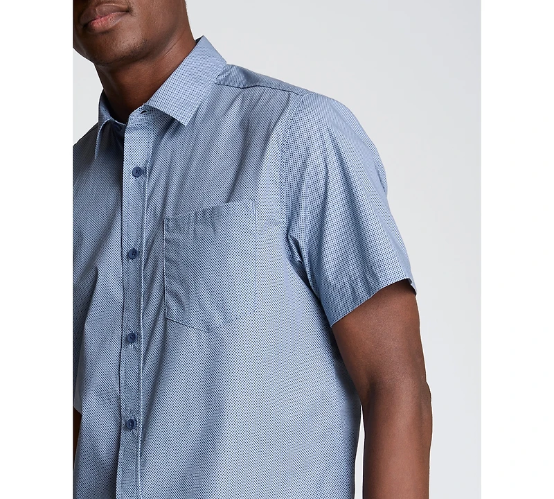 Kenneth Cole Men's Short-Sleeve Classic-Fit Shirt