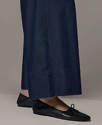 Donna Karan Weekend Women's Bali Relaxed Beach Pull-On Cotton Pants