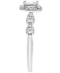 Macy's Diamond Halo Ring (5/8 ct. t.w.) in 10k White Gold