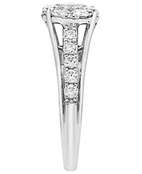 Macy's Diamond Cluster Ring (1 ct. t.w.) in 10k White Gold