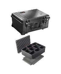 Pelican 1560SC Protector Watertight Wheeled Studio Case with Dividers, Bundle with Divider Kit