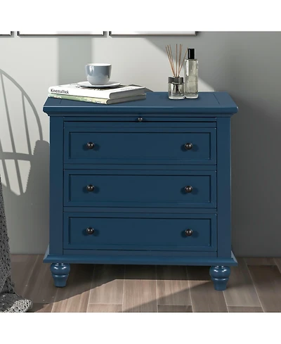 Rainsken Modern Wooden Nightstand