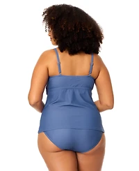 Raisins Curve Plus Size Underwire Aries Tankini Top