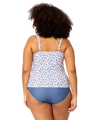 Raisins Curve Plus Sasha Sweetheart Neck Tankini Top