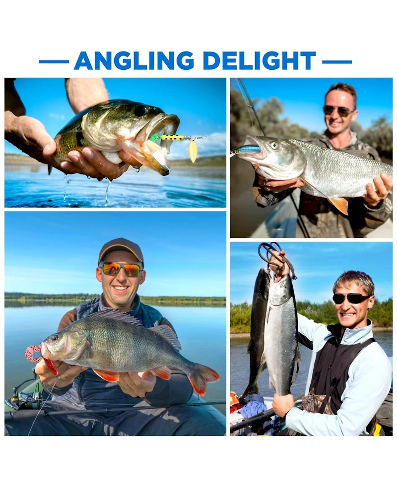 Gnuadz 137-piece Fishing Lures Tackle Box Crankbaits Spoon Hooks Weights Gear Kit Bass Freshwater