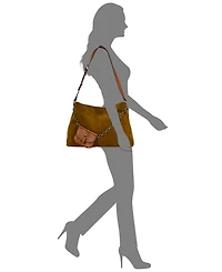 Patricia Nash Liora Suede Slouchy Large Tote Handbag