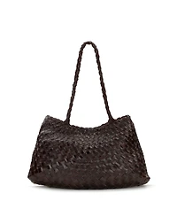 Patricia Nash Cheri Hand Stained Woven Large Satchel Handbag