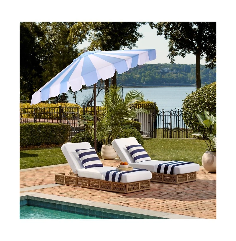 Augusta Home Mezze 9 Ft Crank Umbrella