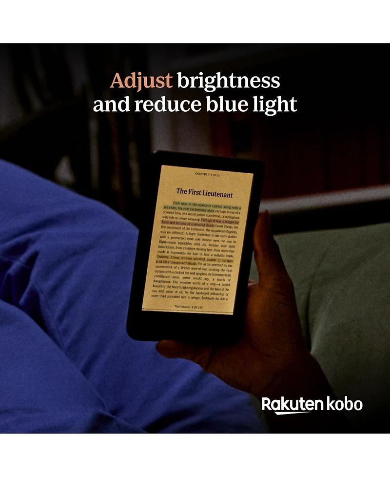 Kobo Clara 16GB Colour eReader with Dusk SleepCover Case Bundle