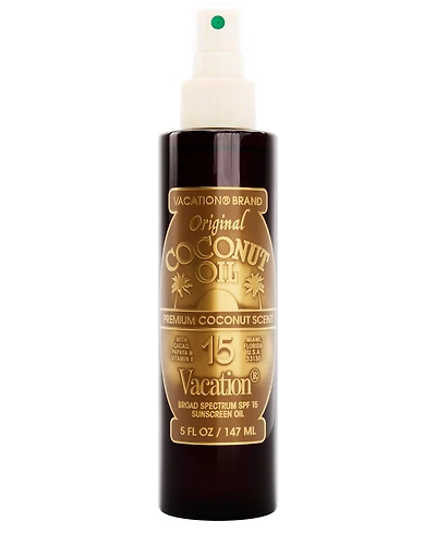 Vacation Original Coconut Oil Spray Spf 15, 5 oz.