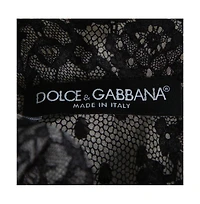 Pre-Owned Dolce and Gabbana Women's Paisley Print Silk Bow Tie Blouse