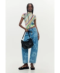 Desigual Women's Printed wavy t-shirt