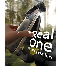 Lisen Bike Phone Holder for Handlebar, Secure Motorcycle and Bicycle Mount, Shockproof Clamp Phone Holder for iPhone, Samsung, Scooter, E-Bike