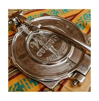 Verve Culture Large Polished Aluminum Tortilla Press