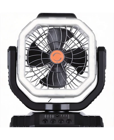 Gnuadz Portable Camping Fan Remote Control Auto Oscillating Outdoor Beach Patio Tent 20000mAh