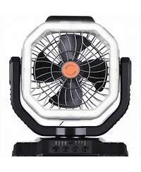 Gnuadz Portable Camping Fan Remote Control Auto Oscillating Outdoor Beach Patio Tent 20000mAh