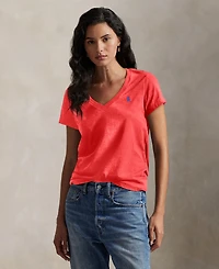 Polo Ralph Lauren Women's V-Neck Short-Sleeve T-Shirt