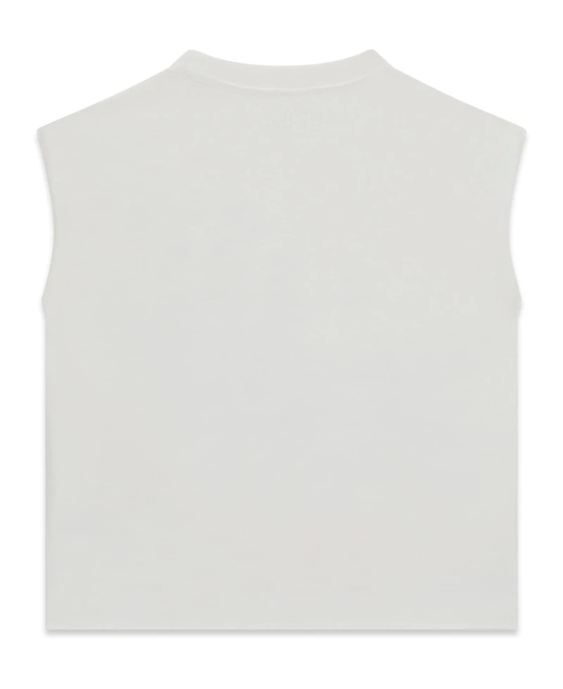 Guess Girls' 7-16 Boxy Slub Short Sleeve T-Shirt