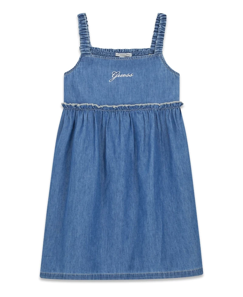 Guess Girls' 7-16 Chambray Tank Dress