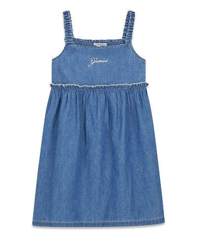 Guess Girls' 7-16 Chambray Tank Dress