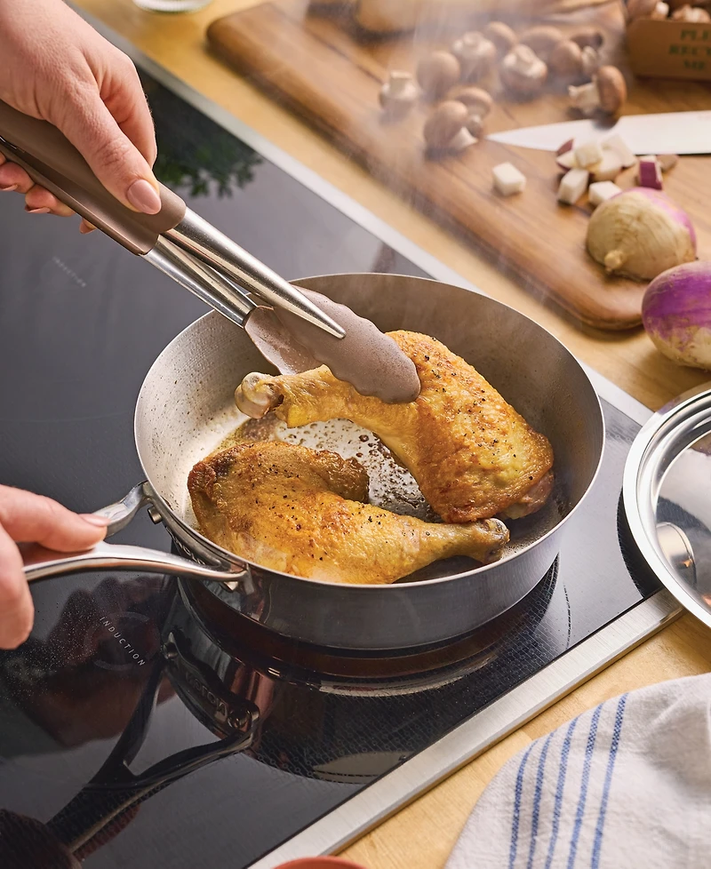 Anolon Nouvelle Copper Stainless Steel Cookware Set, 10 Piece