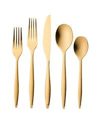 Godinger Milano Matte 20 Piece Flatware Set, Service for 4