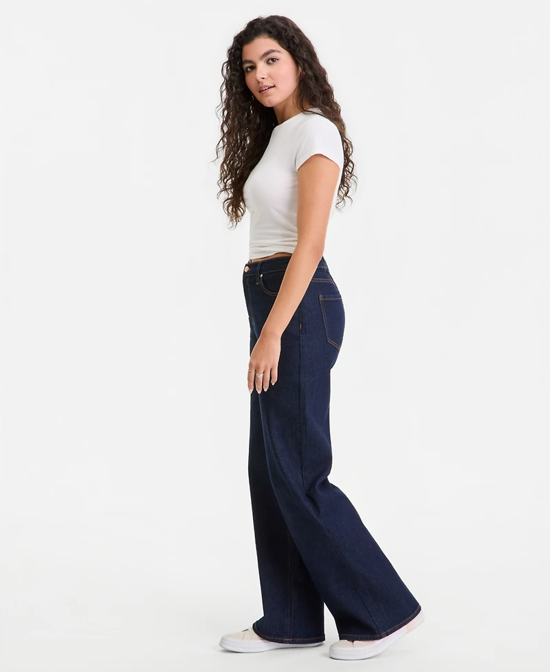 Celebrity Pink Juniors' Mandy Elastic-Waist Jeans