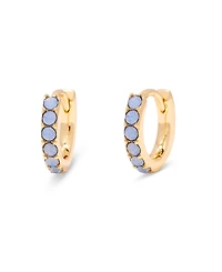 brook & york Gold-Tone Plated Kara Opal Huggie Earrings