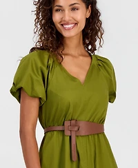 Anne Klein Women's Belted Midi Dress
