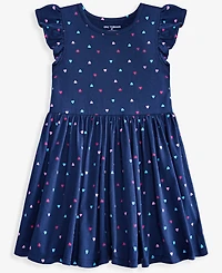 Epic Threads Toddler Girls' 12M-5T Heart-Print Cotton Dress, Macy's Exclusive
