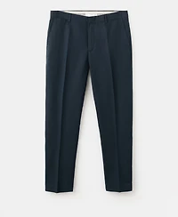 Mango Men's Slim-Fit Cotton Linen Trousers