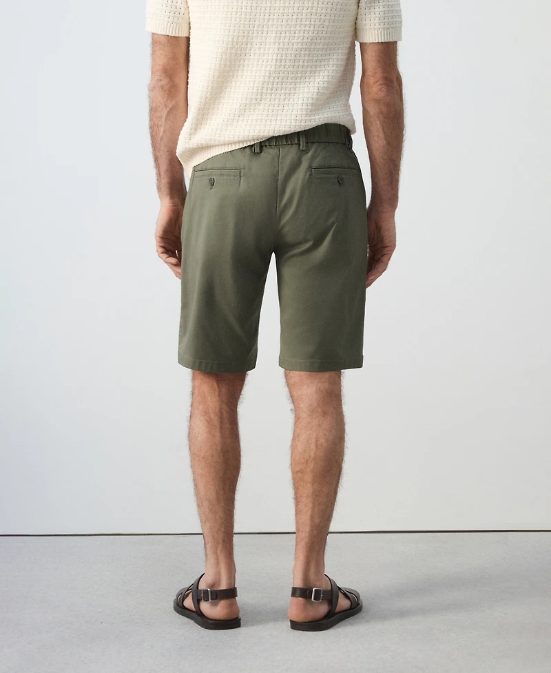 Mango Men's Slim-Fit Chino Cotton 10.12" Bermuda Shorts