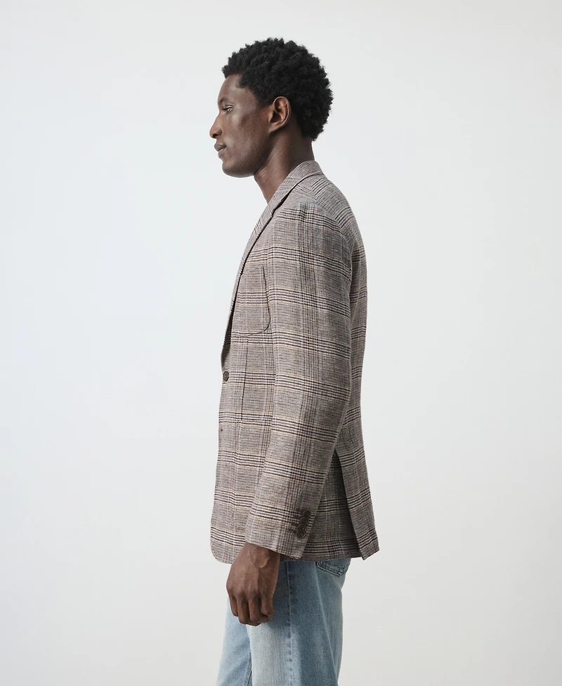 Mango Men's Prince Of Wales Check Blazer