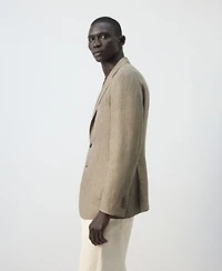 Mango Men's Patch Pockets Blazer